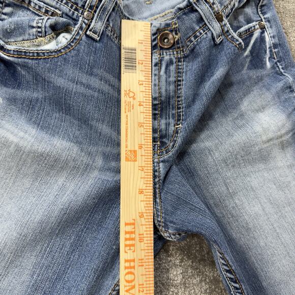 BKE Wendi Bootcut Medium Wash Stretch Denim Jeans Womens 33x29 Classic Fit Y2K - Picture 6 of 9